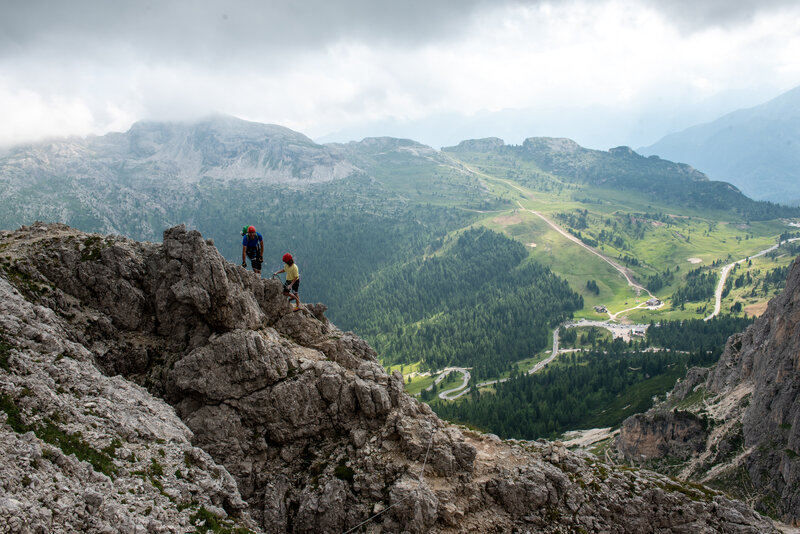 Ferrata degli Alpini Col dei Bos | © Ute Dandrea