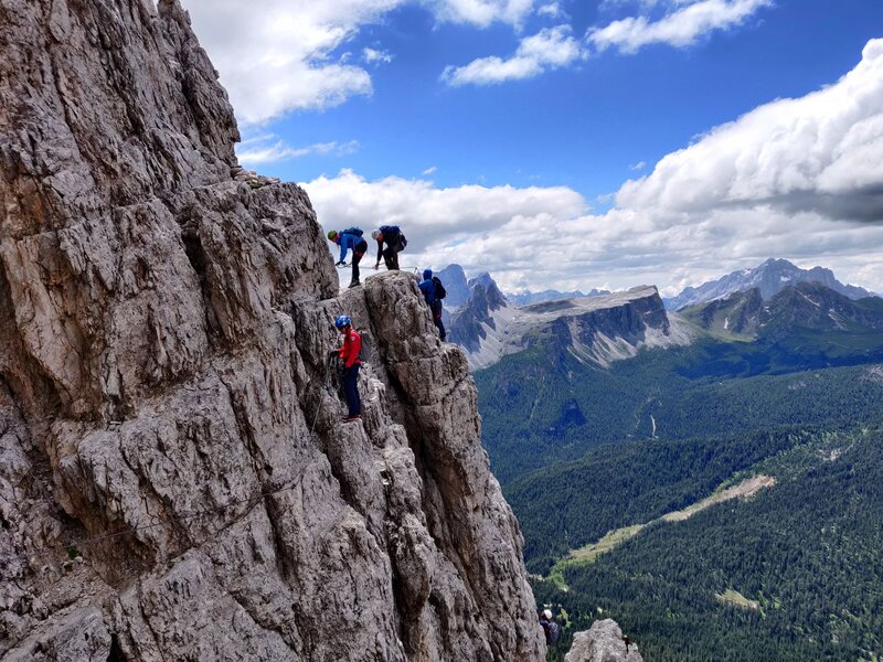 Ferrata Giuseppe Olivieri alla Punta Anna | © Cortina Marketing