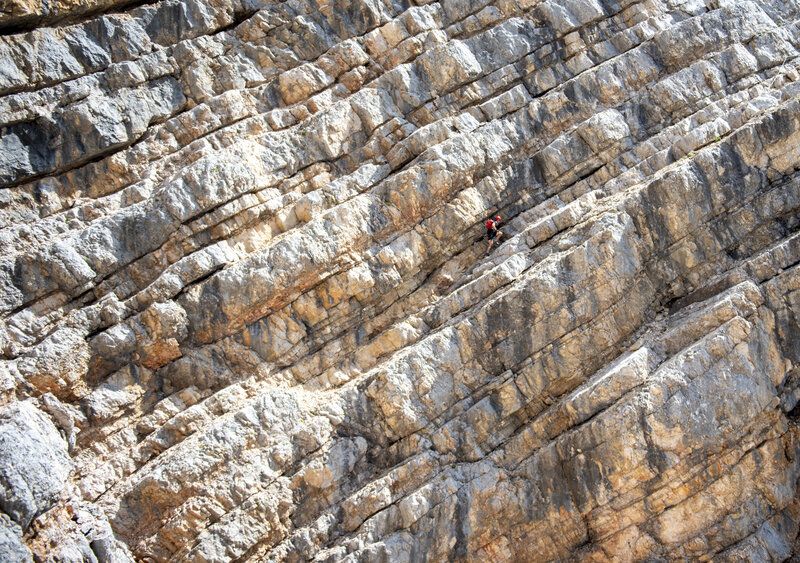 Ferrata Terza Cengia des Pomagagnon | © Ute Dandrea