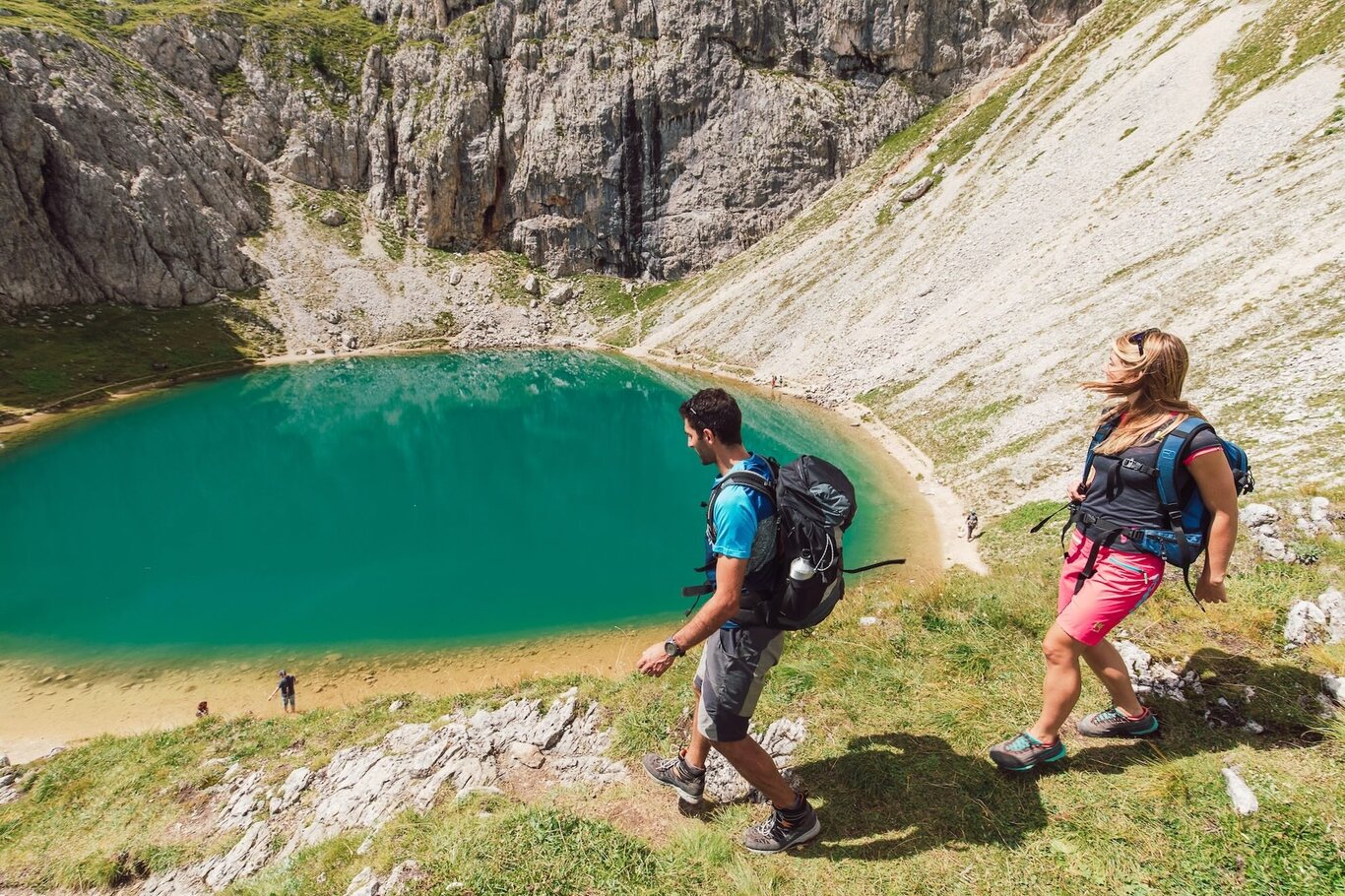 Lake Boè via Bec De Roces | © Roberto de Pellegrin - Arabba Fodom Turismo