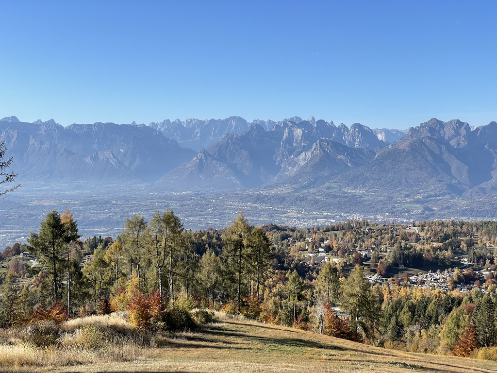 Vista Da Nevegal Autunno