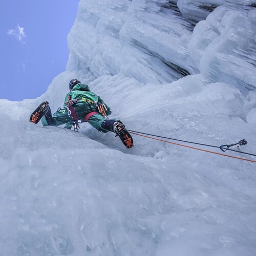 Ice climbing