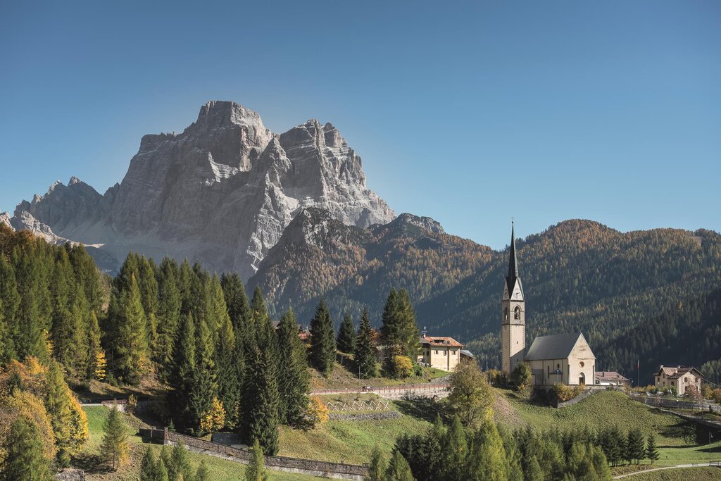 Carla Silvestrin SELVA DI CADORE Panorama Di Selva Di Cadore Con Il Pelmo Sullo Sfondo (2)