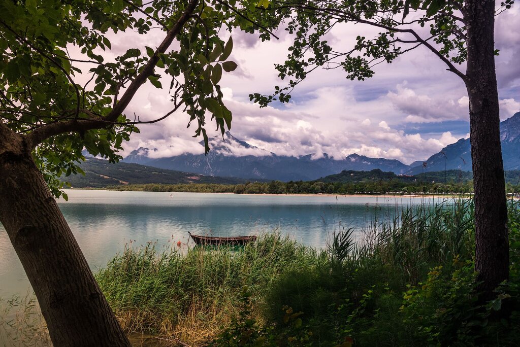 Veneto Lago Santa Croce Alpago LUC 3977