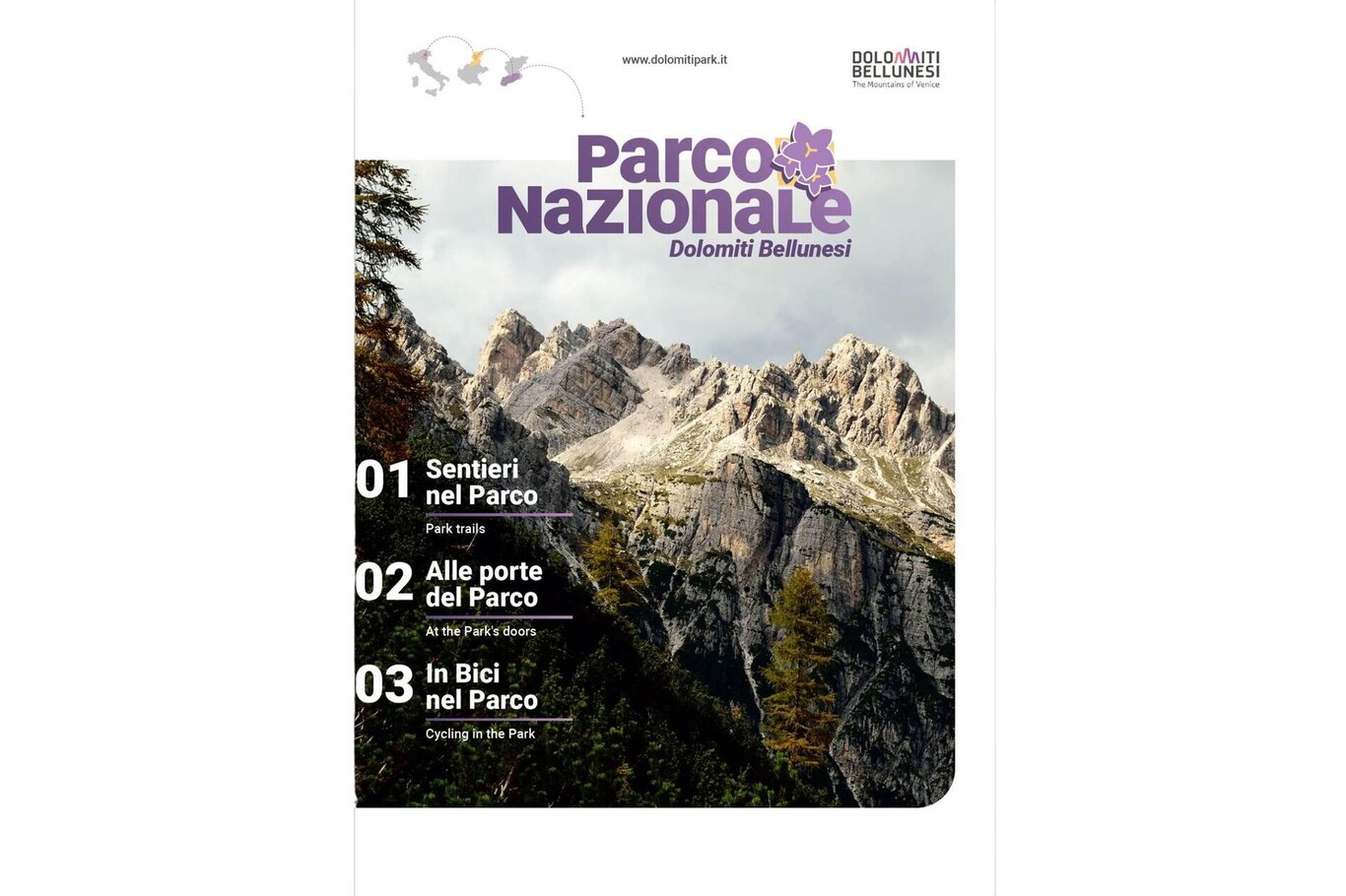 Brochure Parco Nazionale Dolomiti Bellunesi Brochure Parco Nazionale Dolomiti Bellunesi