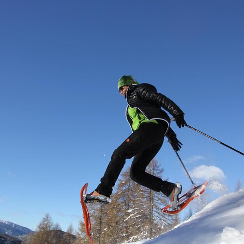 Ciaspolate "galleggiando Sulla Neve"