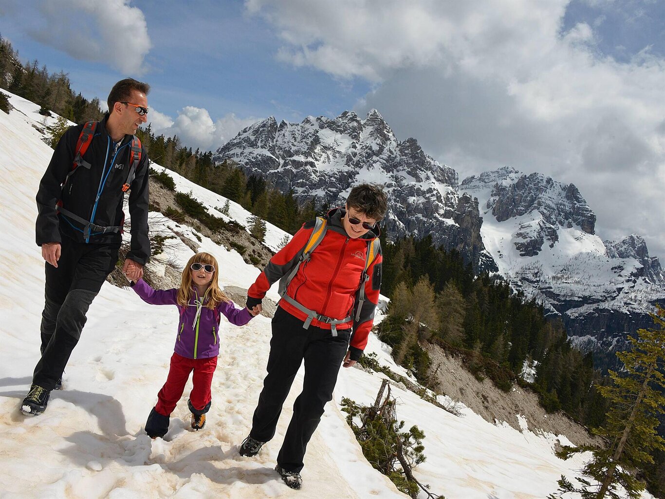 Ciaspolando con gli gnomi