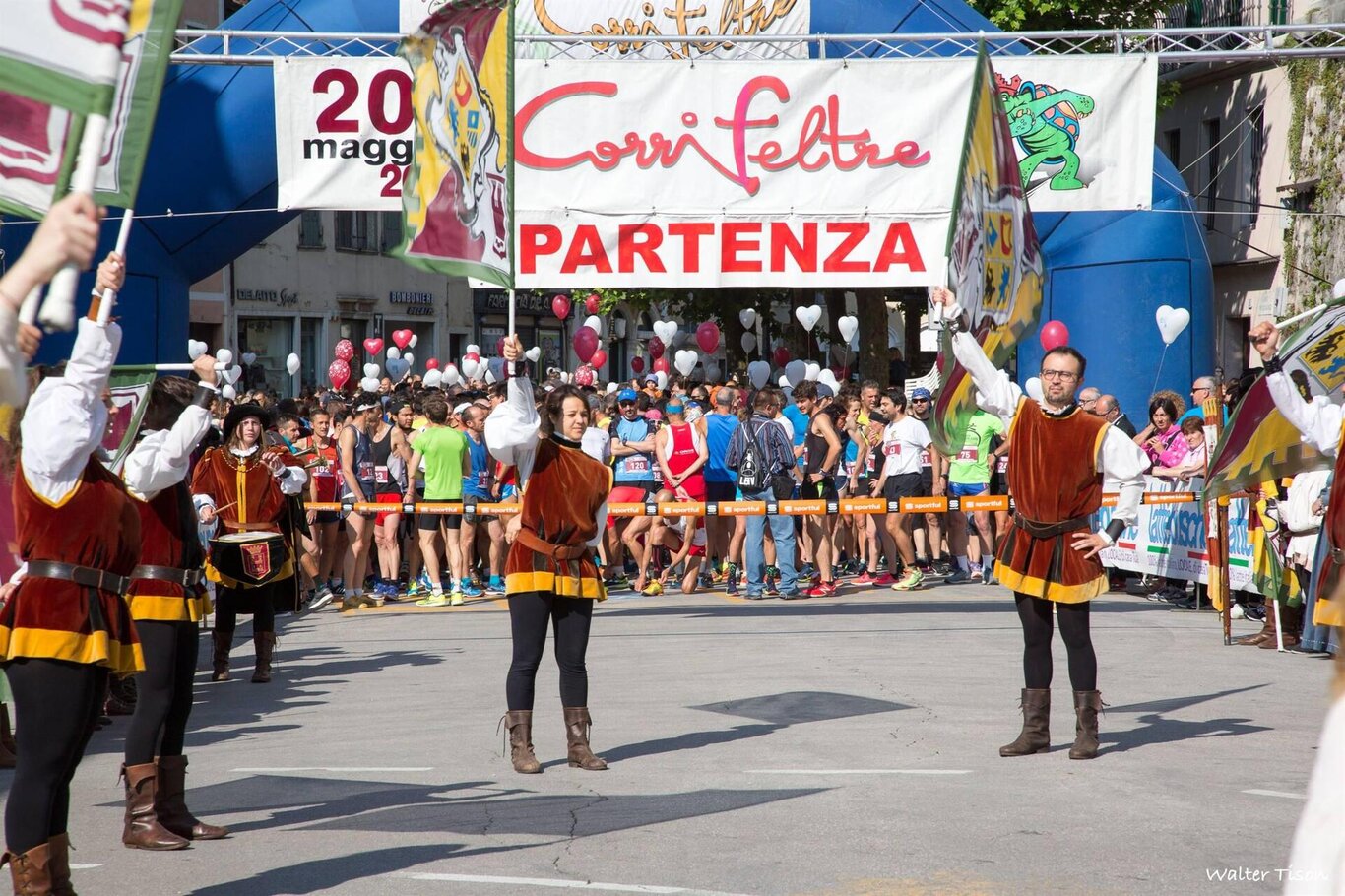 Partenza della Corri Feltre