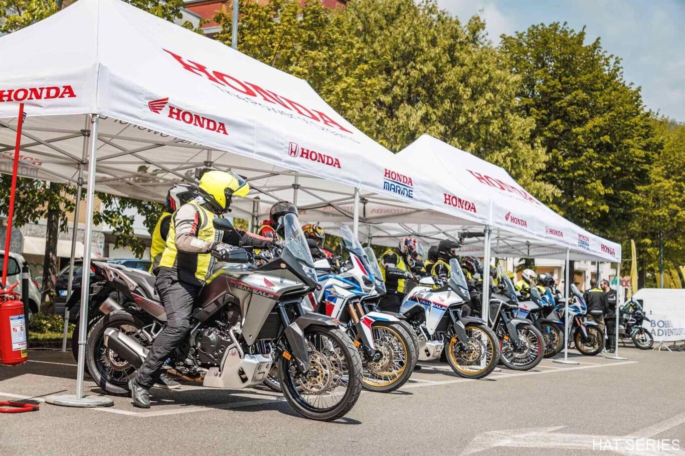 Moto in esposizione