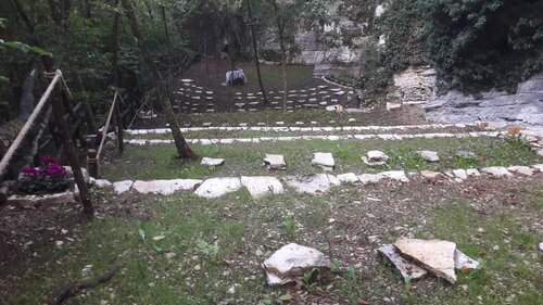 teatro al Mut vista dall'alto
