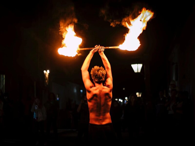 Spettacolo di fuoco
