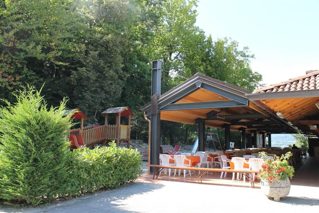 La terrazza e il parco