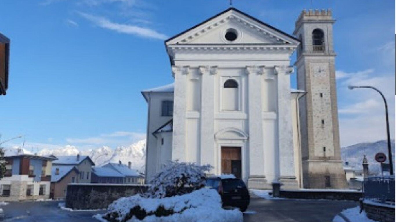 Chiesa parrocchiale di Castion facciata Chiesa parrocchiale di Castion facciata