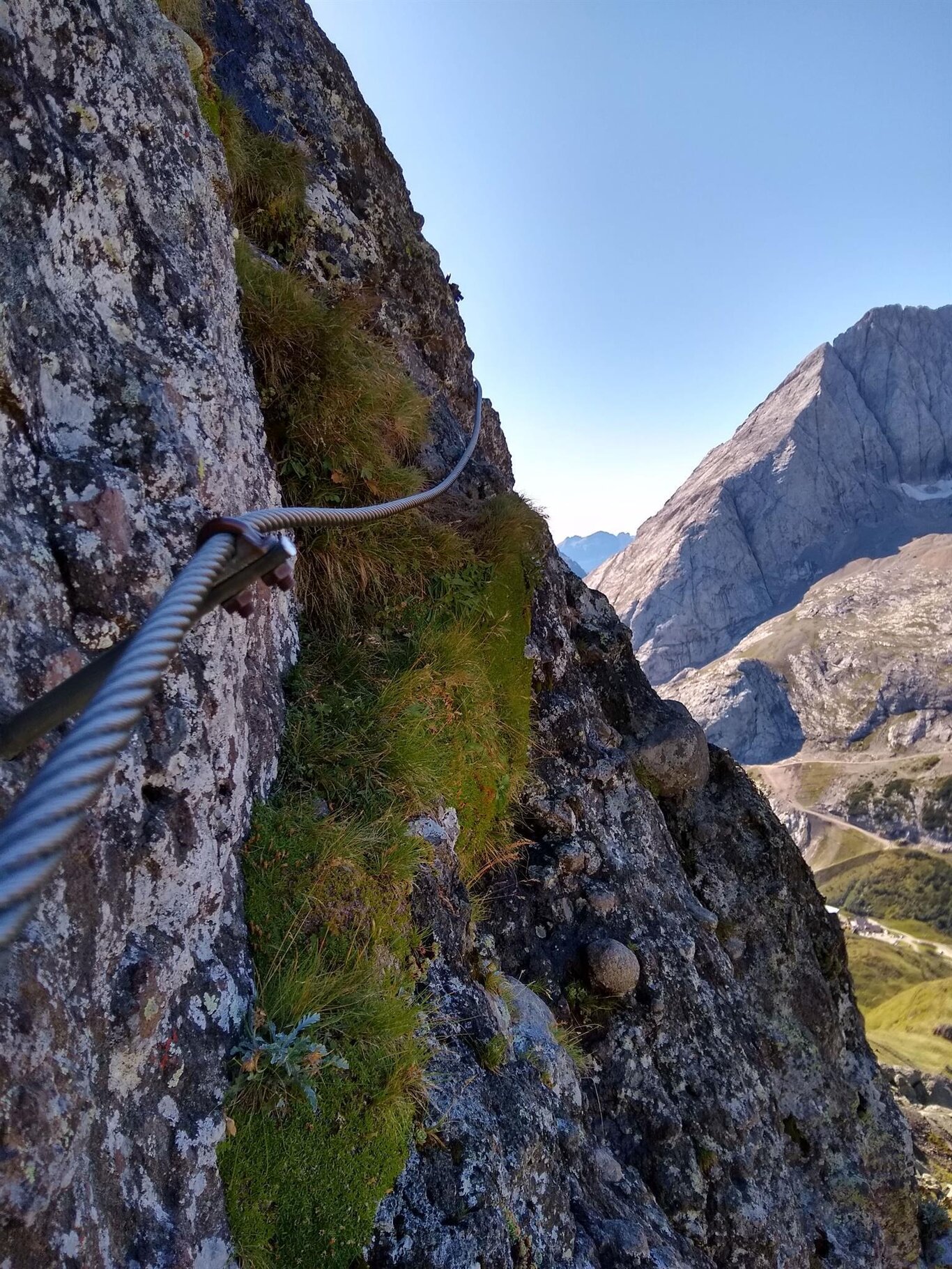 Dettagio ferrata delle trincee Dettagio ferrata delle trincee