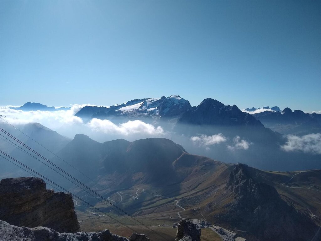 Marmolada tra le nubi