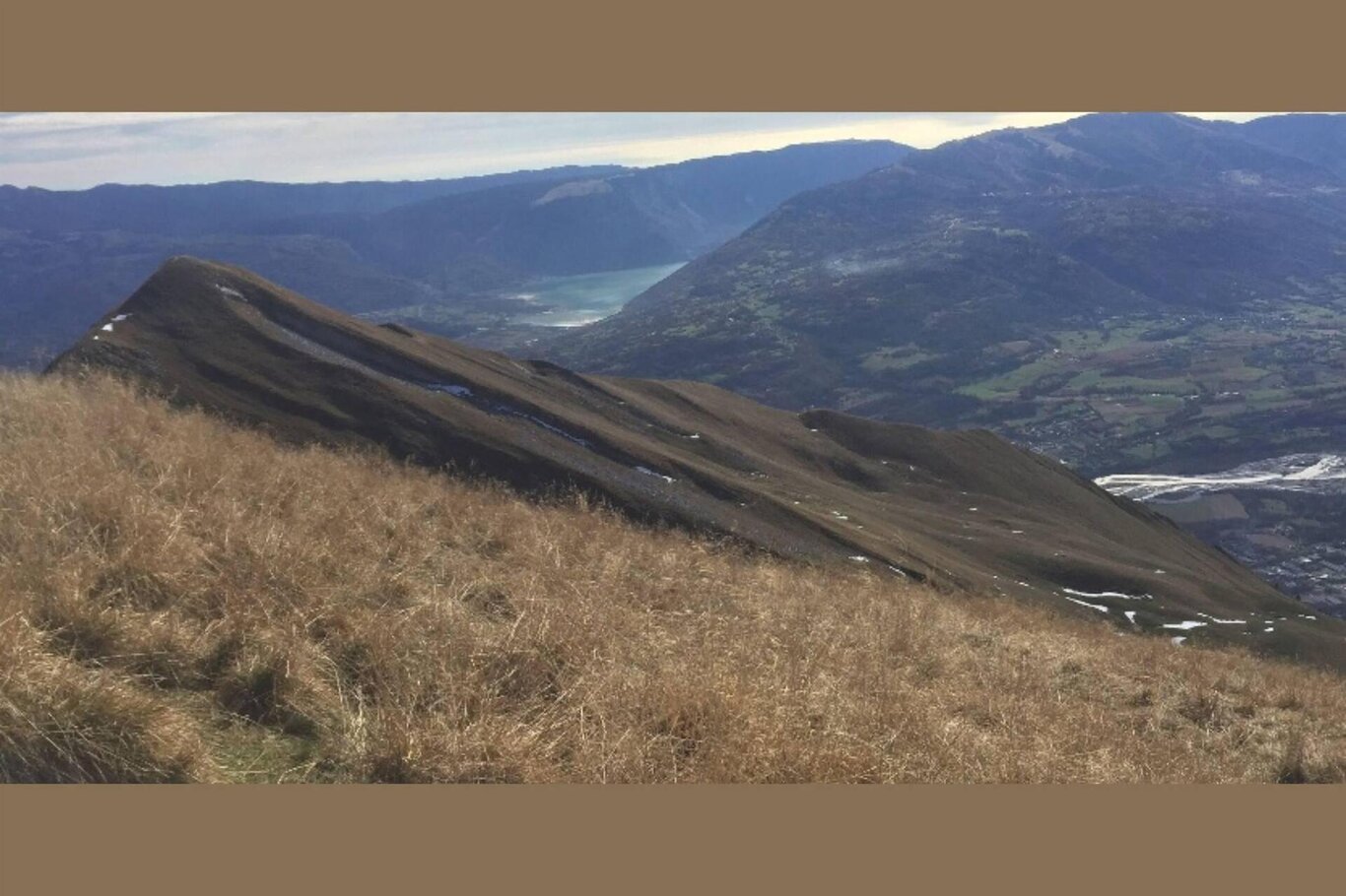 Vista sull'Alpago dal Monte Serva