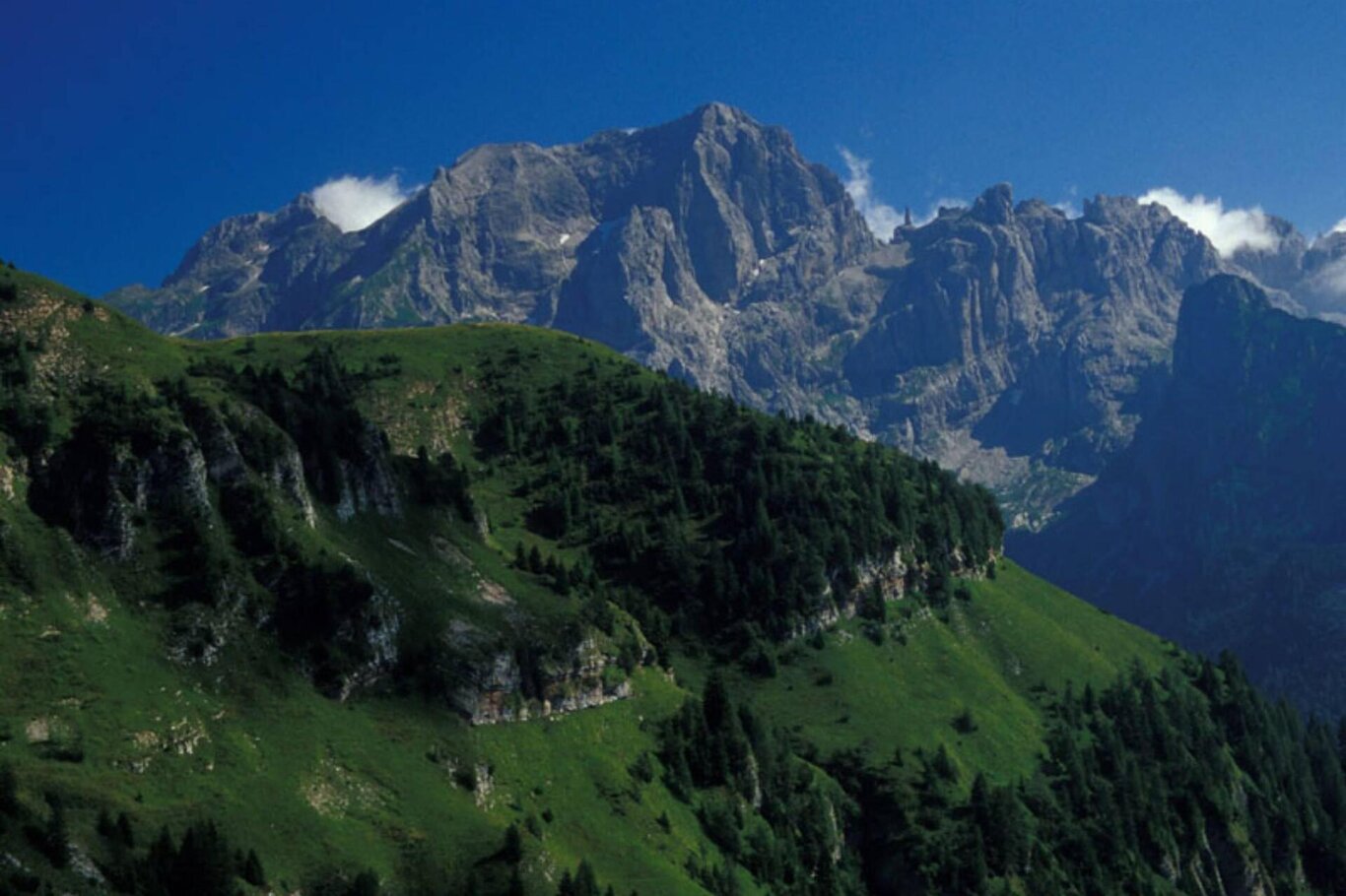 vista su schiara e gusela