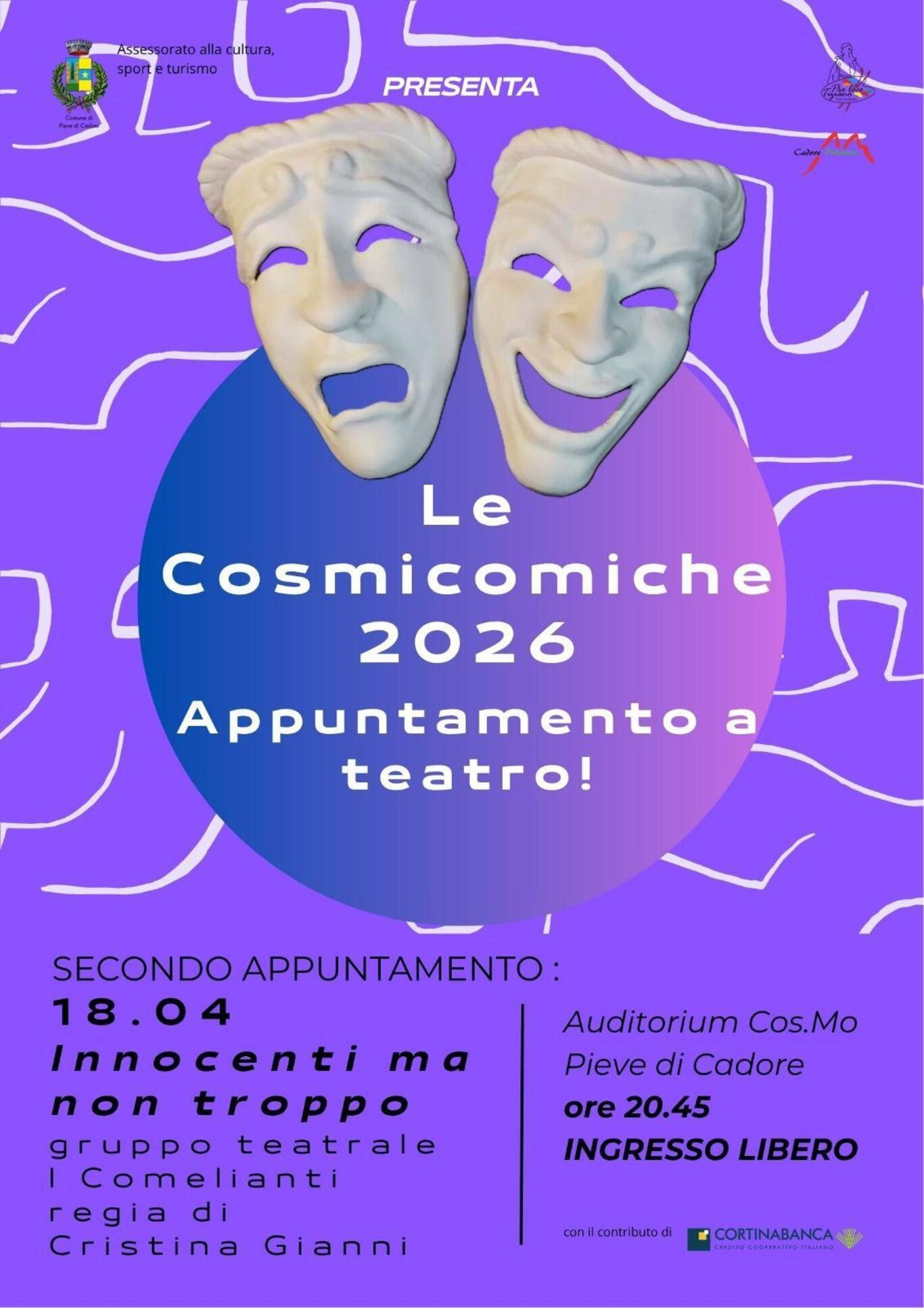 "Innocenti ma non troppo" compagnia teatrale i Comelianti