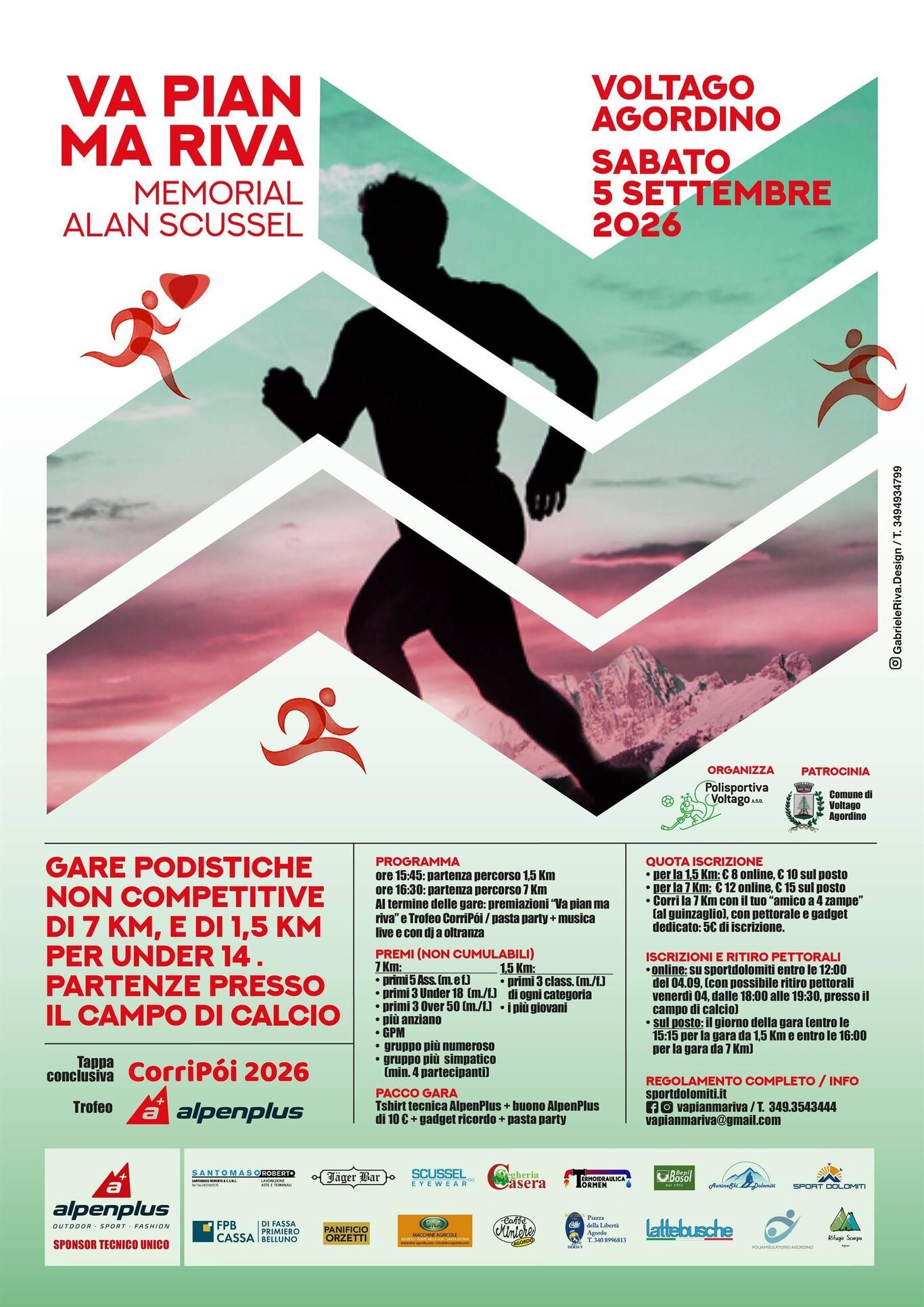 "Va pian ma riva" - Memorial Alan Scussel