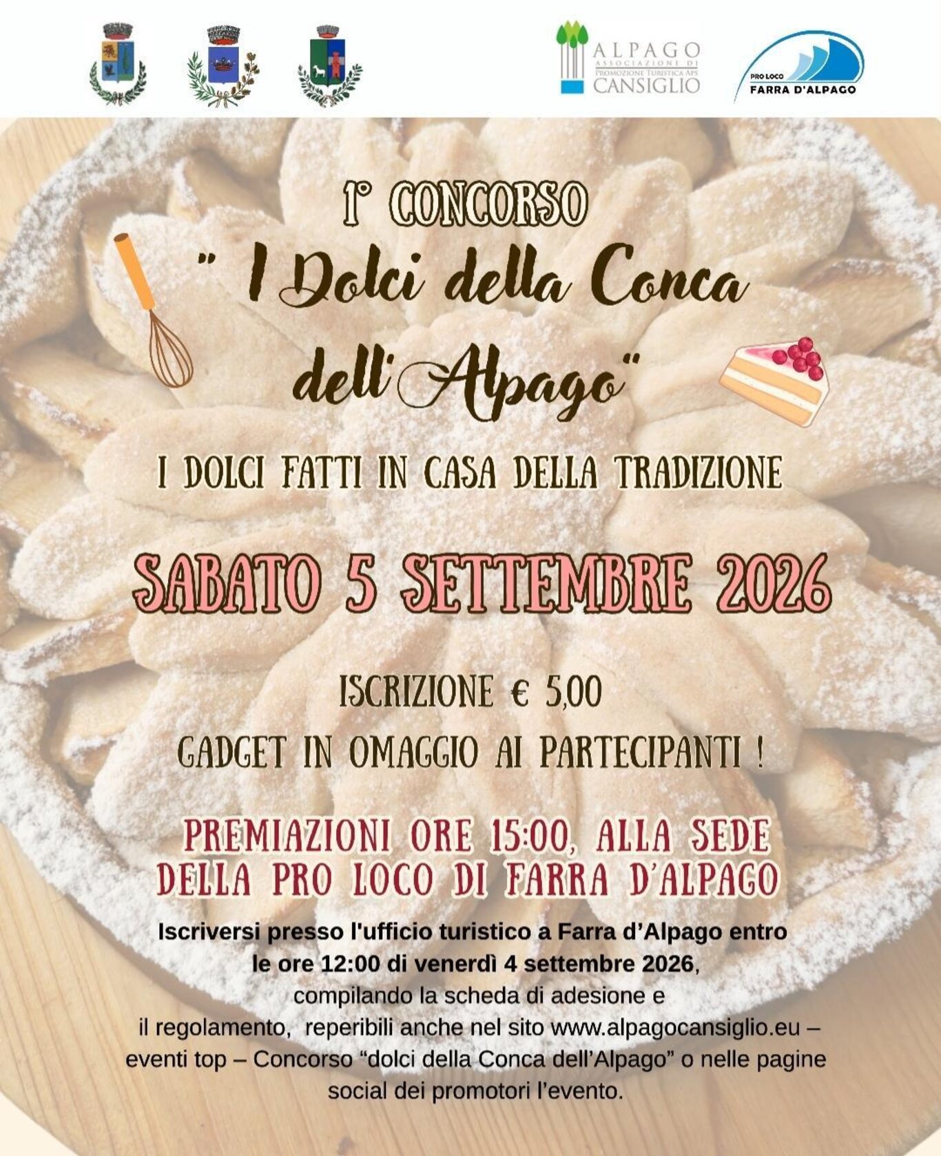 1° concorso " I dolci della conca dell'Alpago"