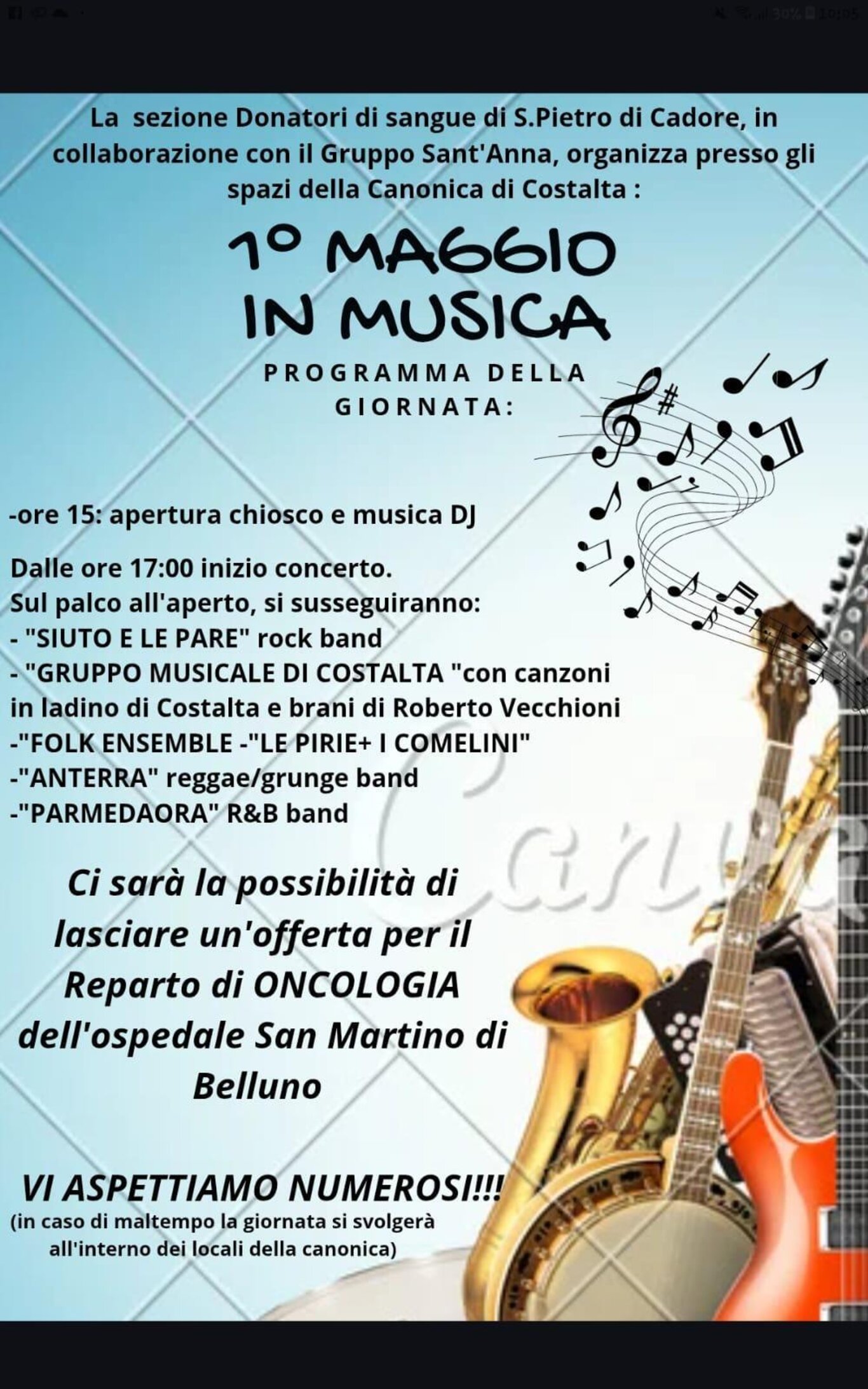1° Maggio in musica