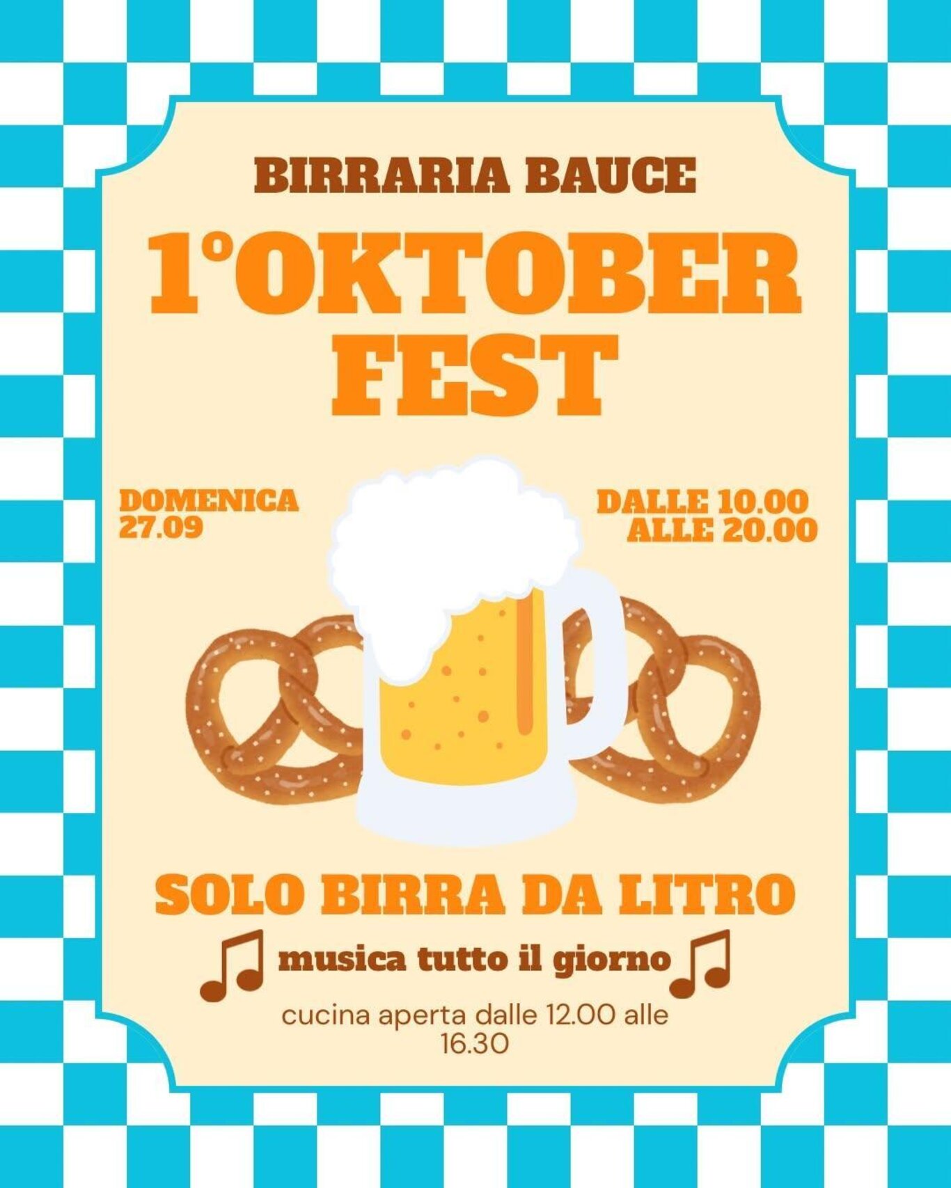 1° Oktober Fest alla Birraria Bauce