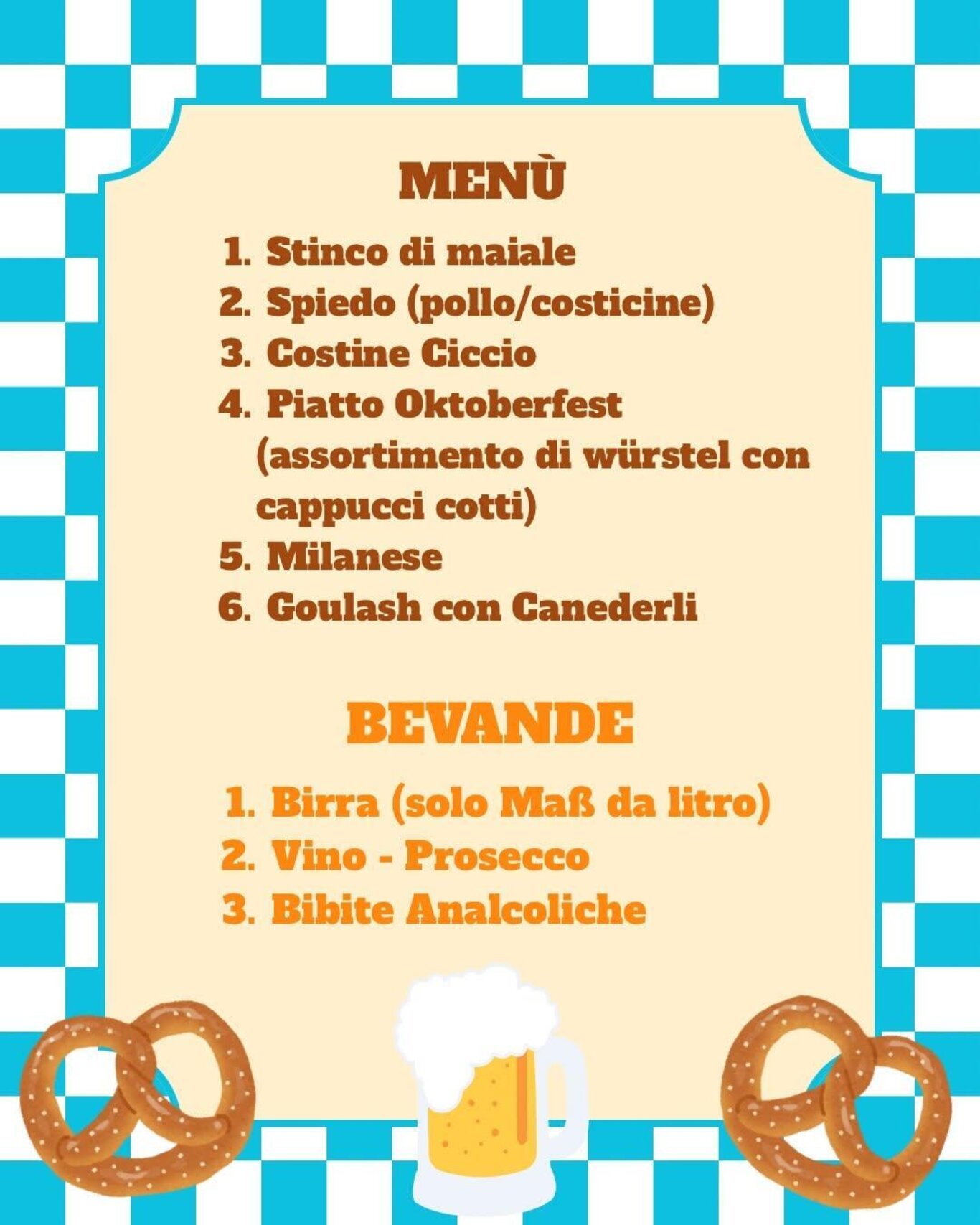 1° Oktober Fest alla Birraria Bauce