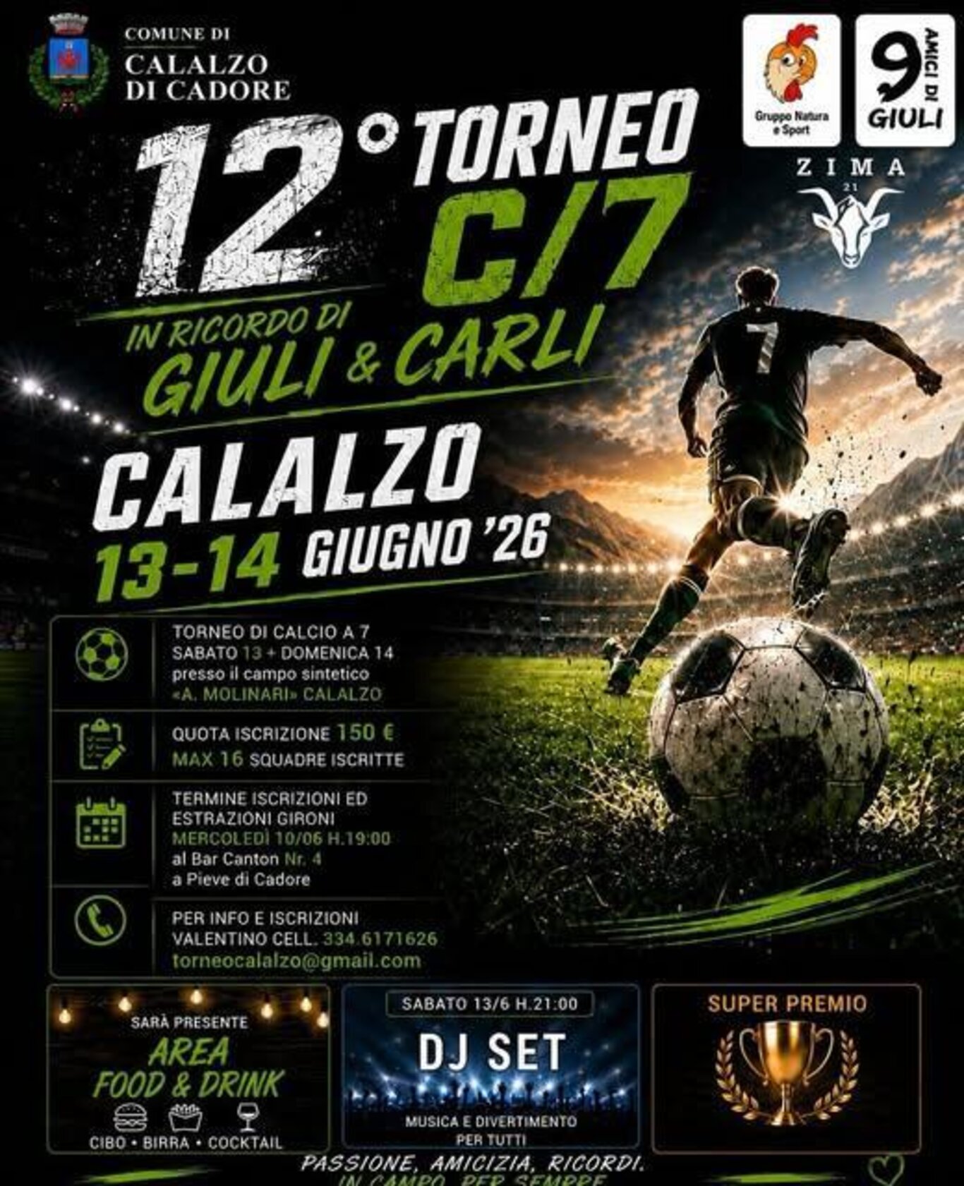 12° Torneo di calcio C/7