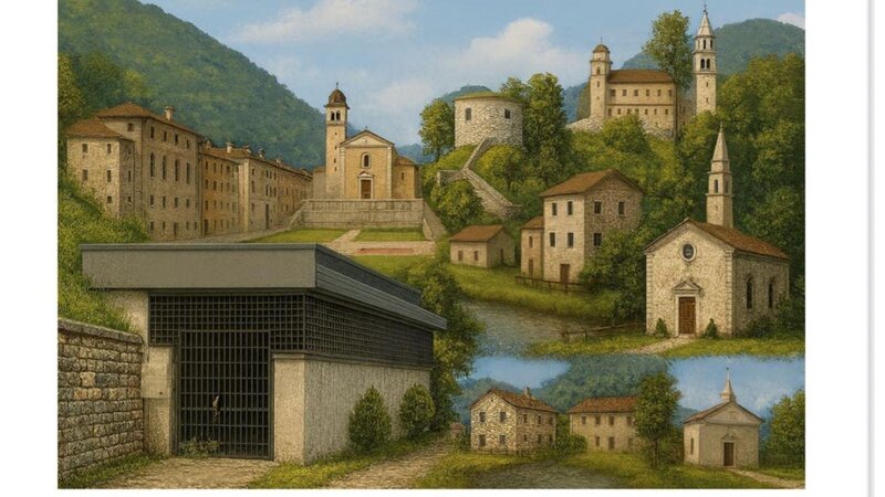 Immagine di Feltre con le chiesette