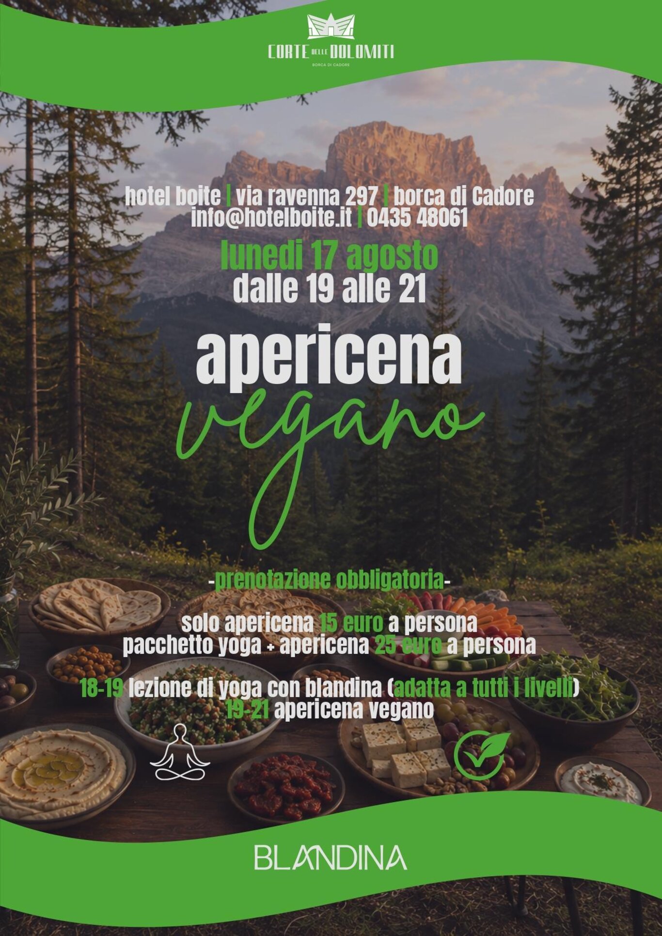 apericena vegano