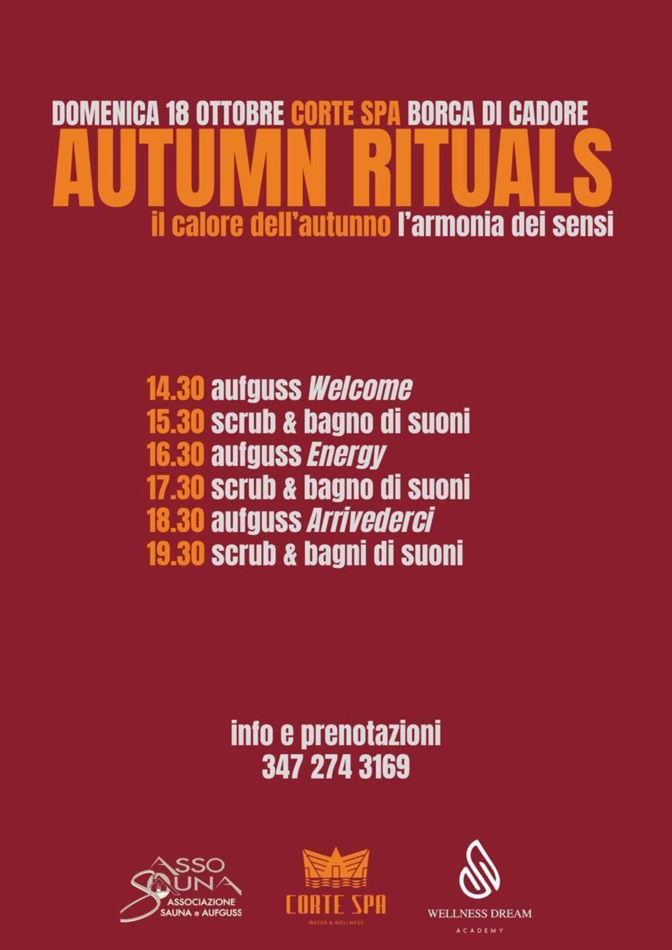 Autumn rituals alla Corte Spa