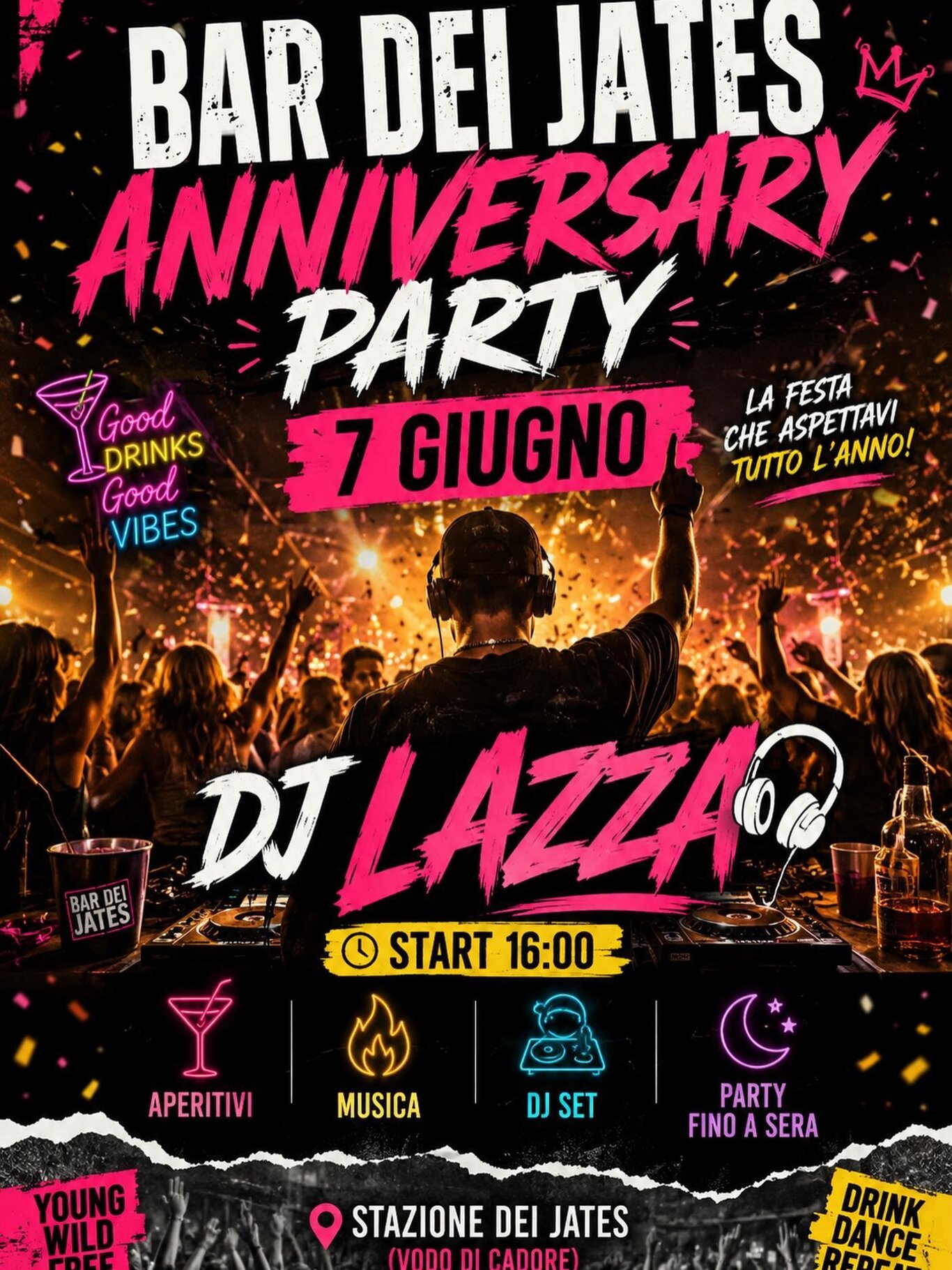 BAR DEI JATES - ANNIVERSARY PARTY