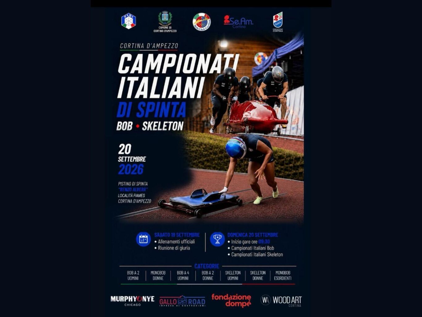Italian Bobsleigh and Skeleton Push Championships