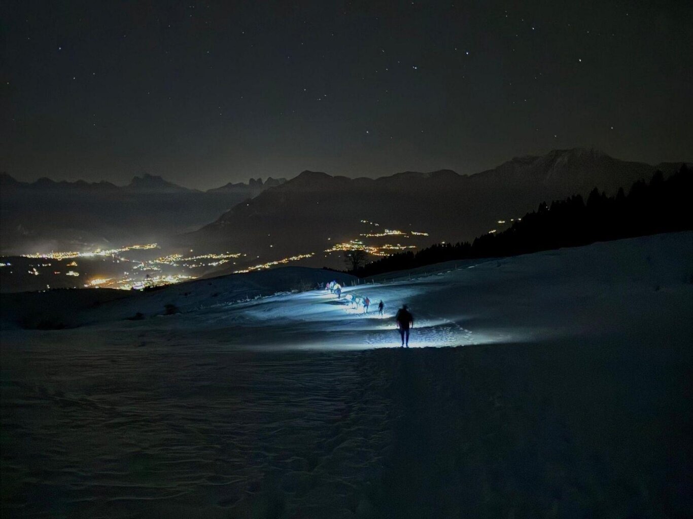 Camminata sotto le stelle