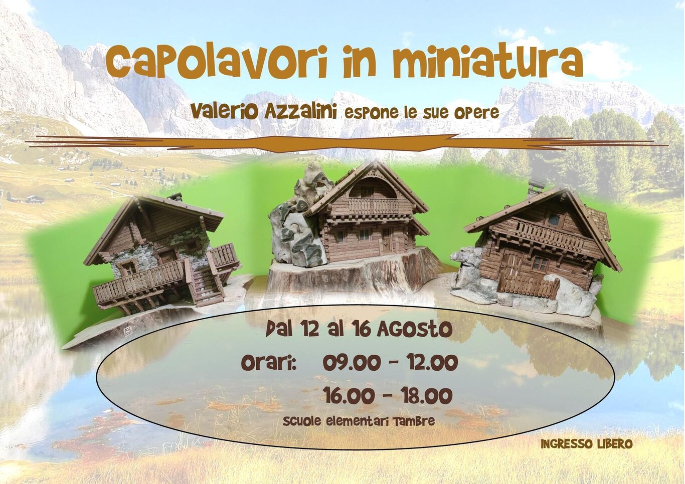 Capolavori in miniatura – Valerio Azzalini espone le sue opere