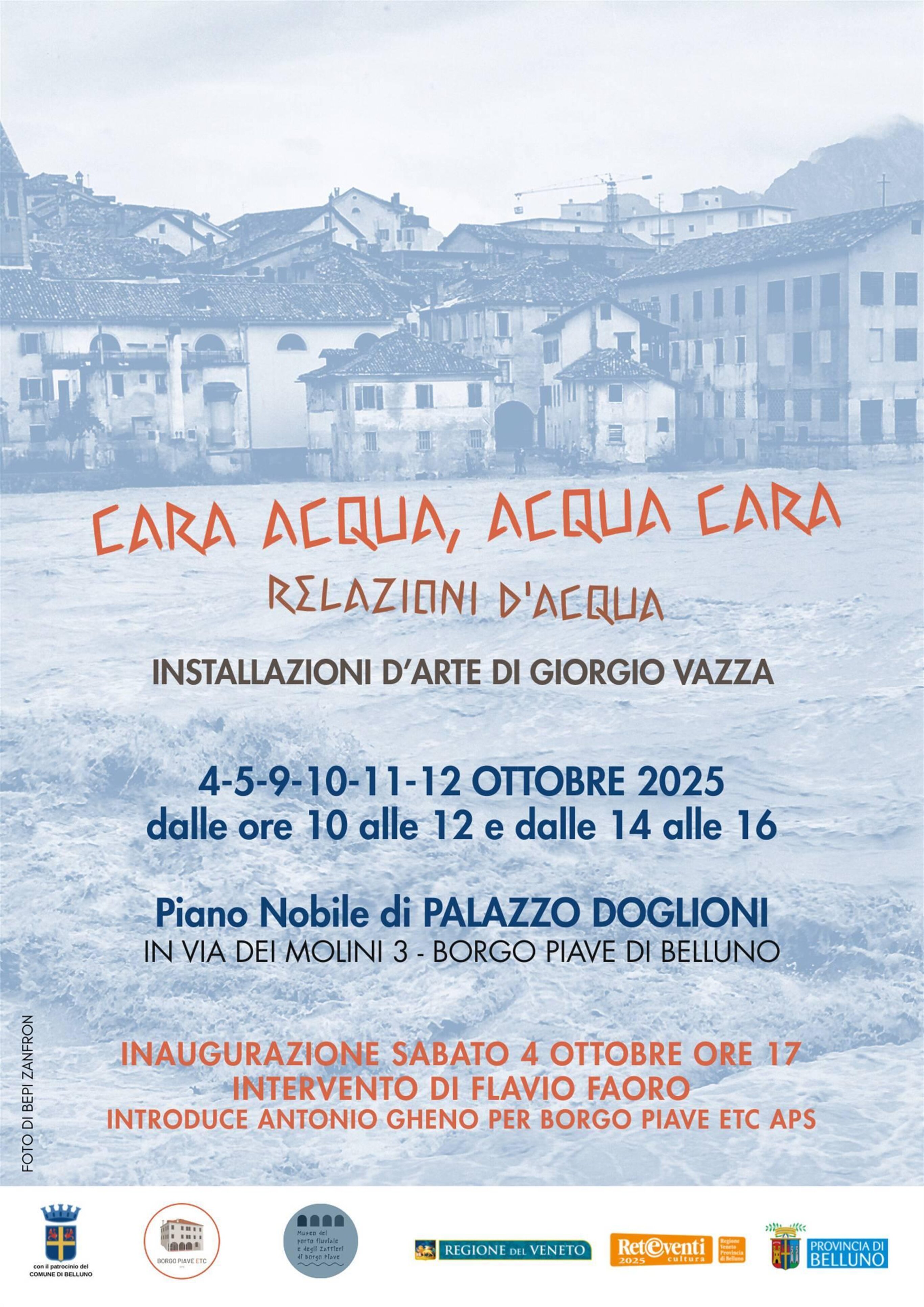 Cara acqua, acqua cara - relazioni d'acqua