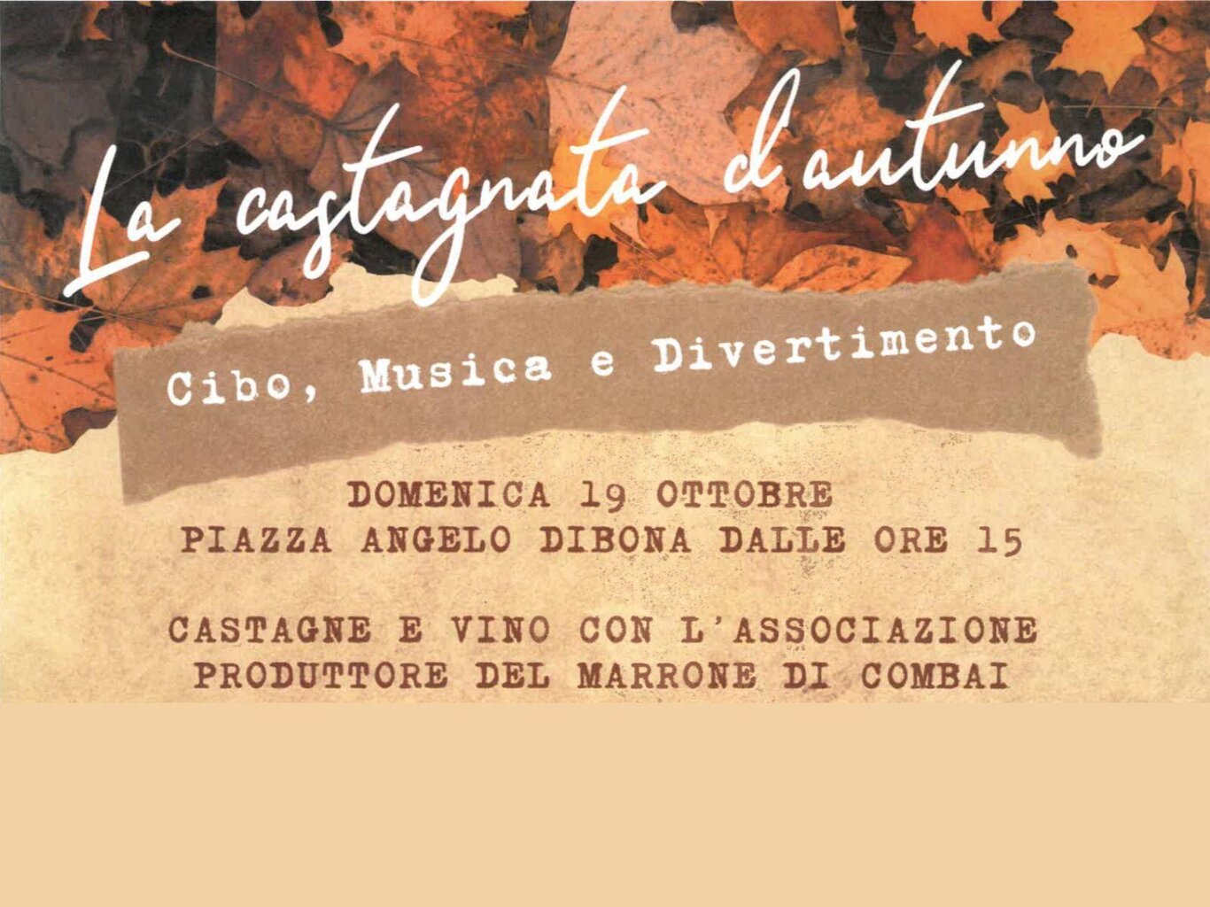 Castagnata d'autunno