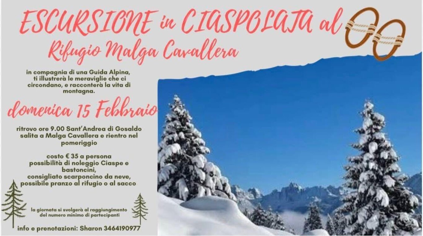 Ciaspolata a Rifugio Malga Cavallera