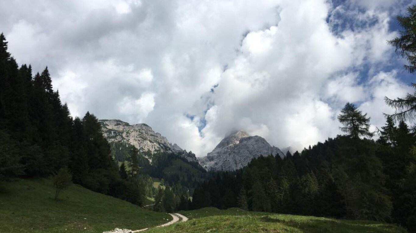Salita la rifugio Boz