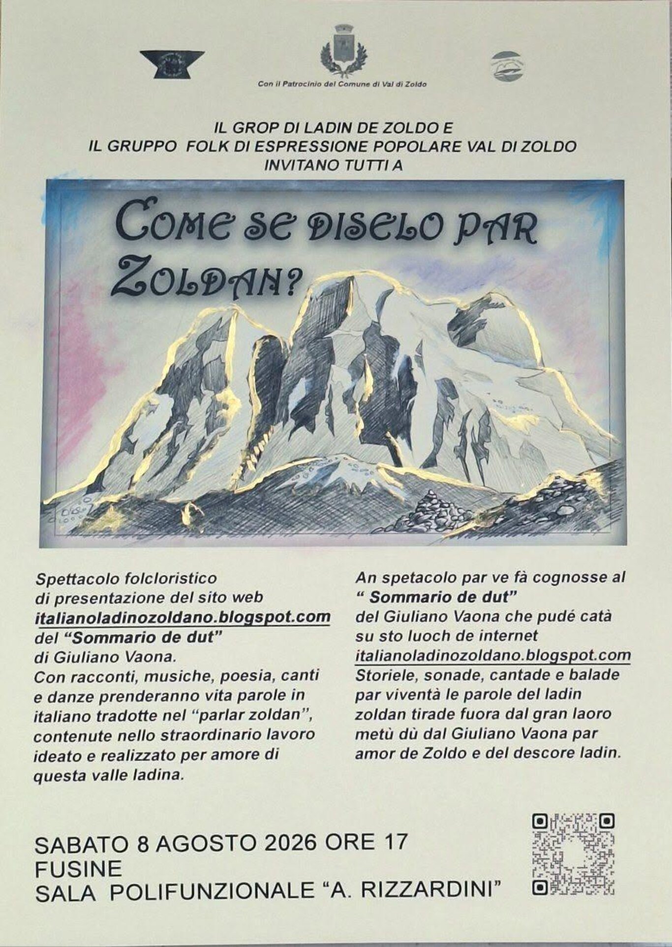 Come se diselo par zoldan?