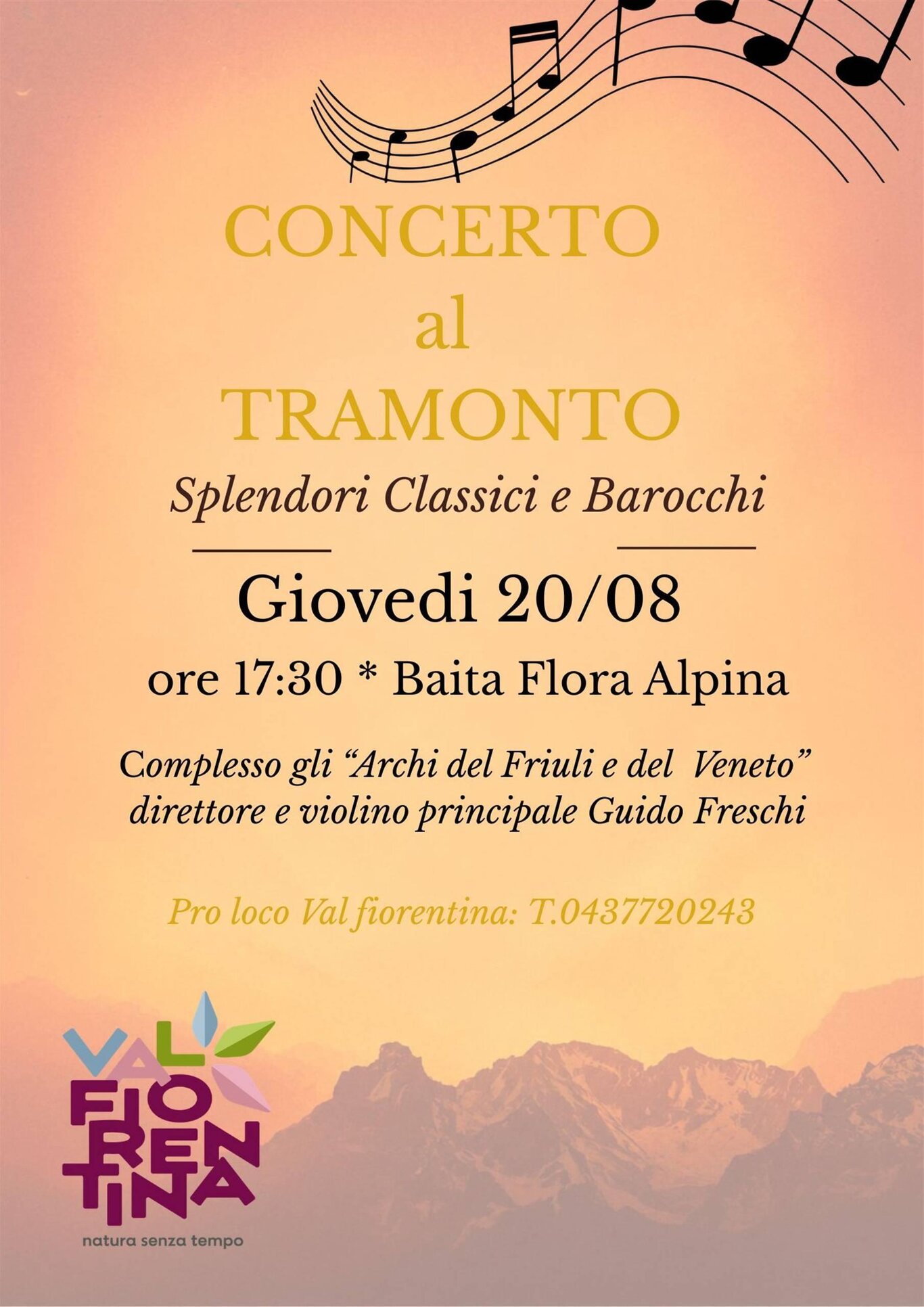 Concerto al tramonto fra classico e barocco