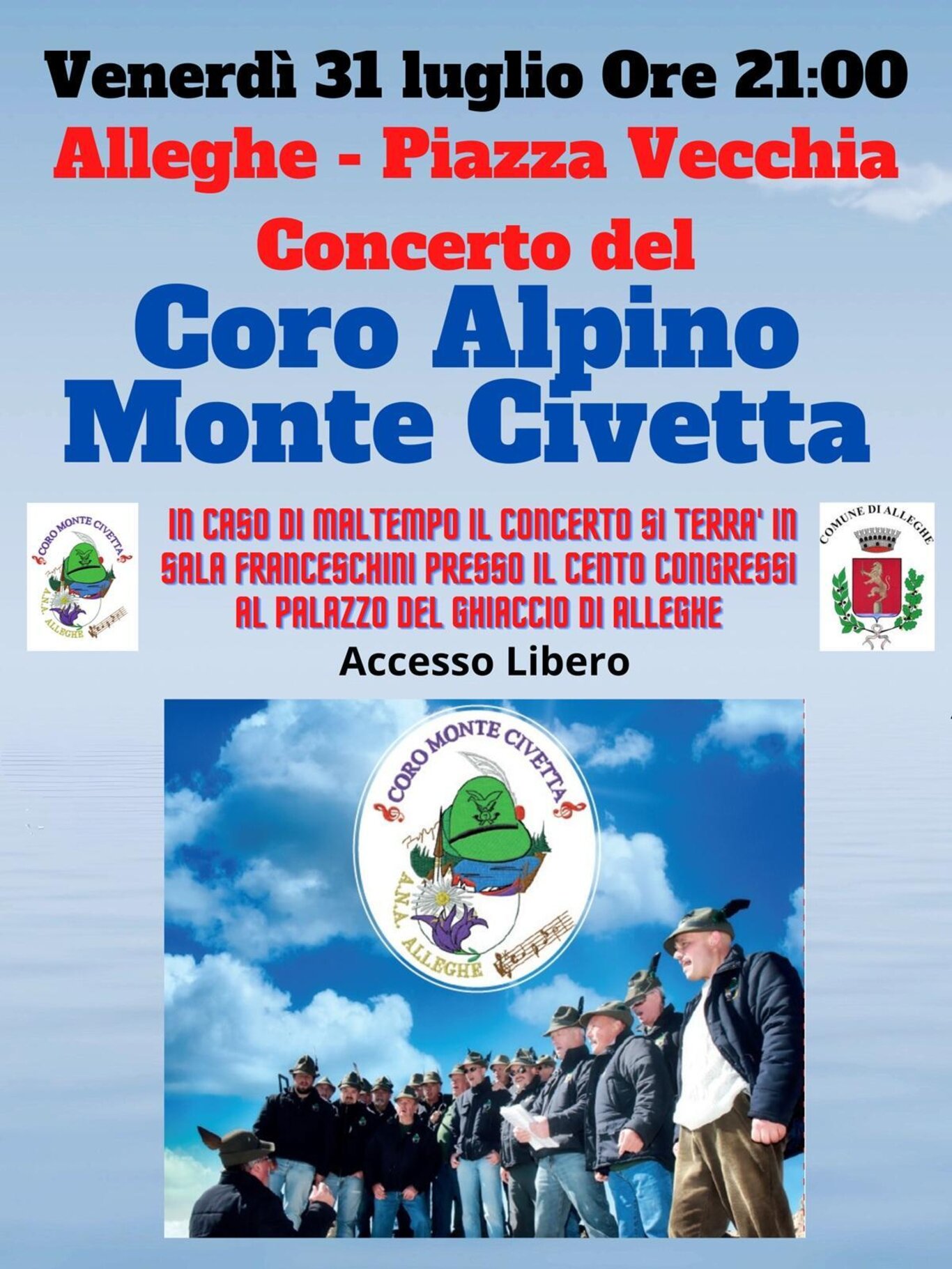 Concerto del Coro Alpino Monte Civetta