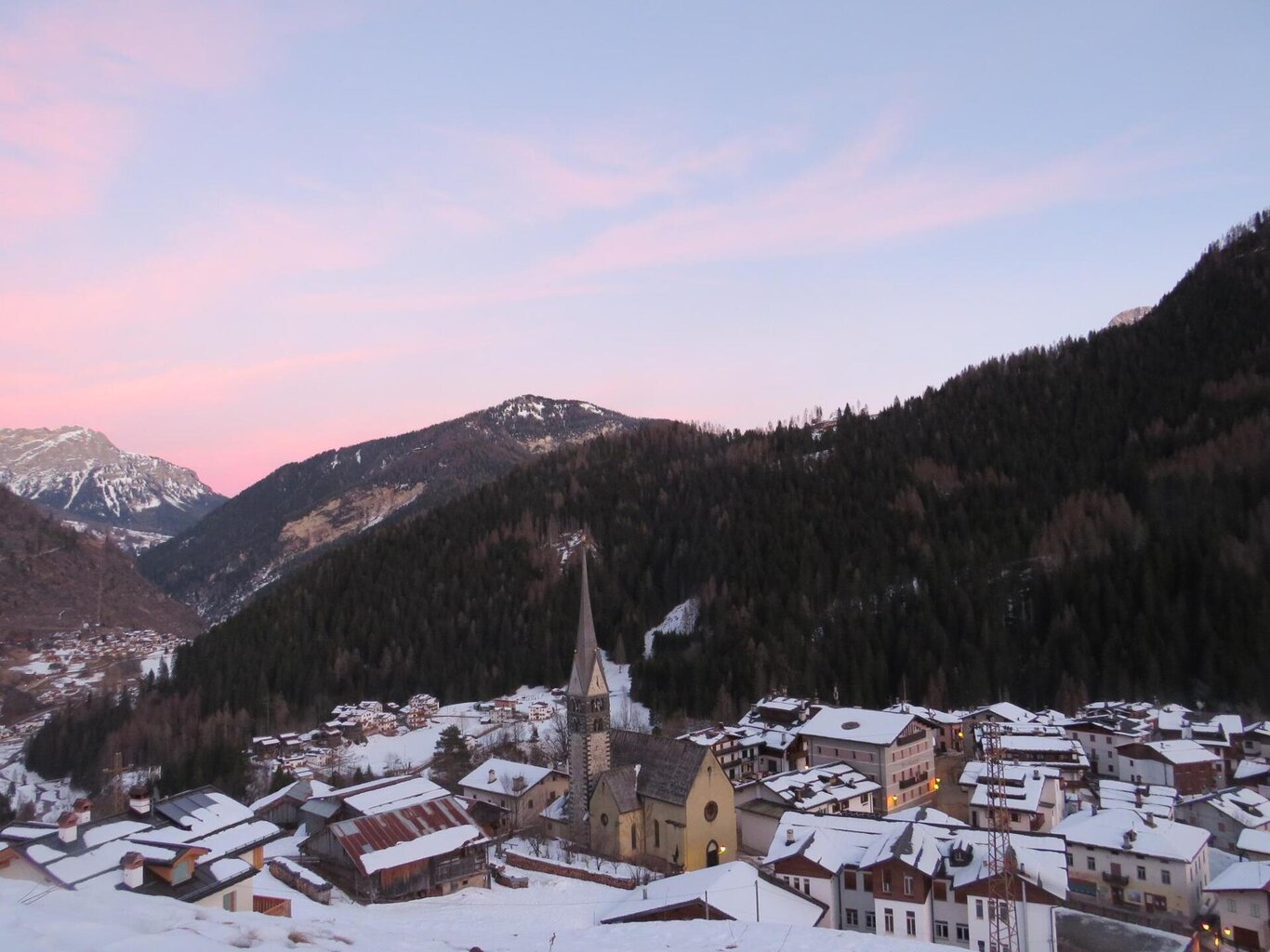 Tramonto a Rocca Pietore