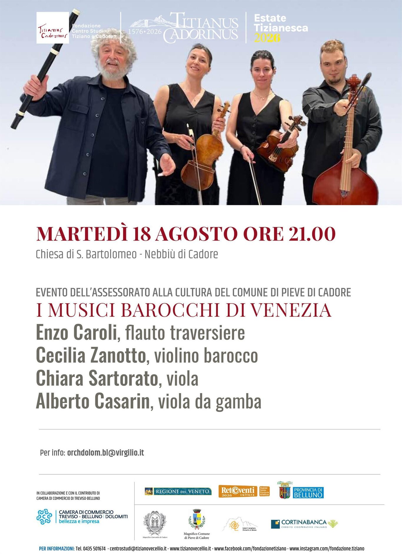 Concerto per Traverso e archi