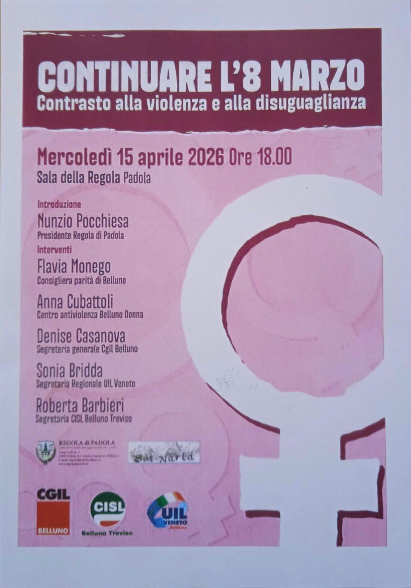 Continuare l'8 marzo