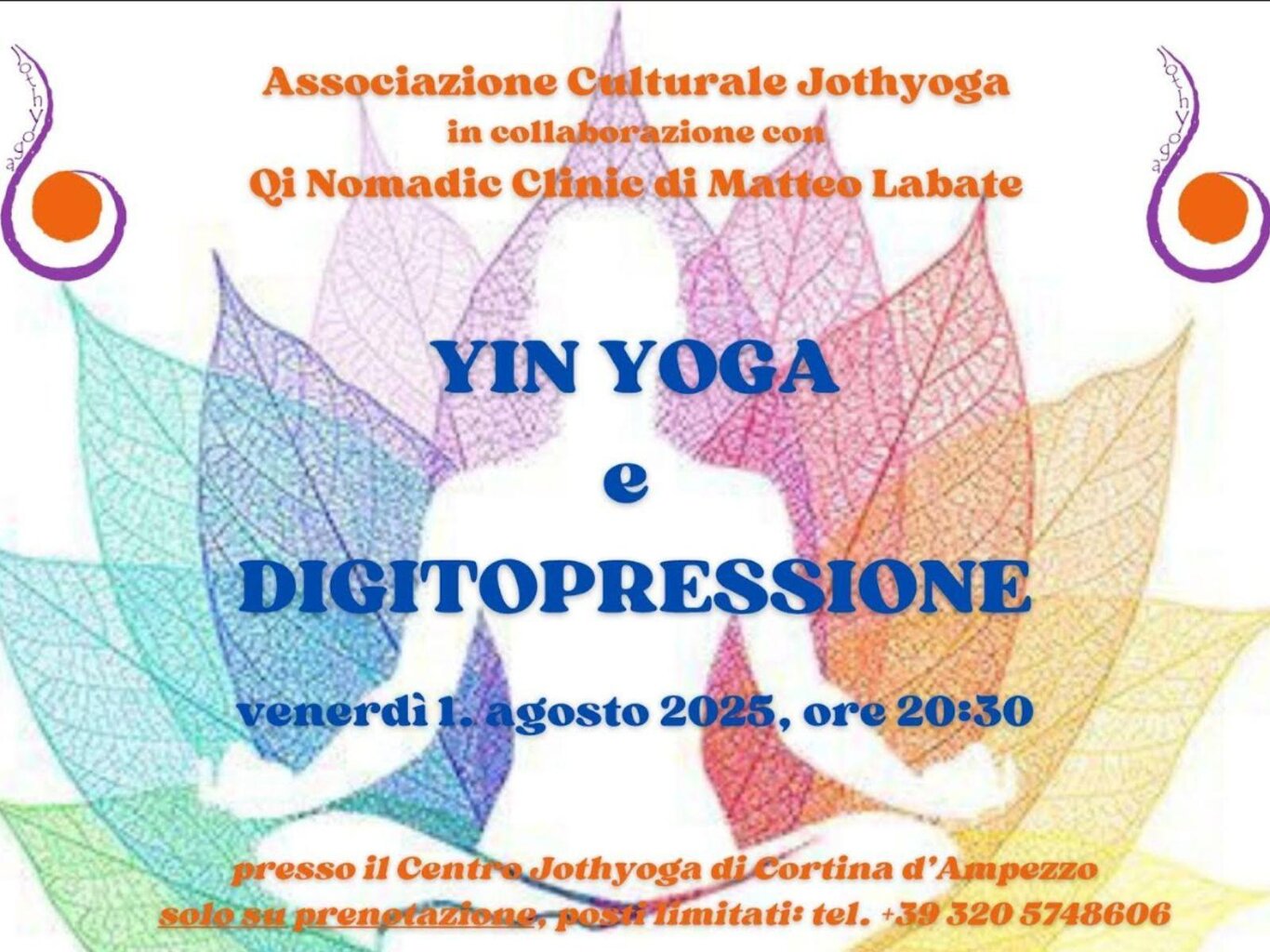 Corso Digitopressione & Yin Yoga Corso Digitopressione & Yin Yoga