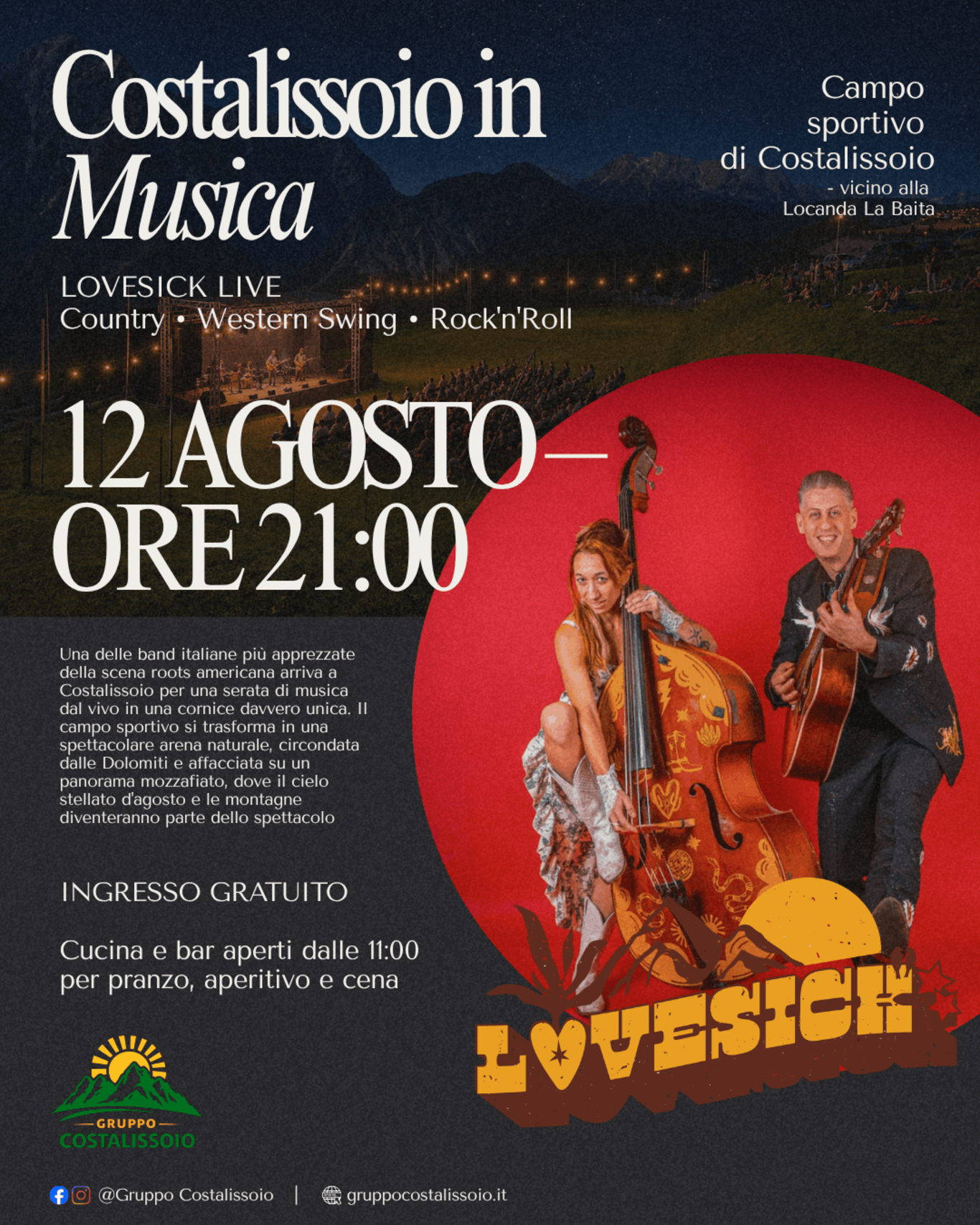 Costalissoio in musica