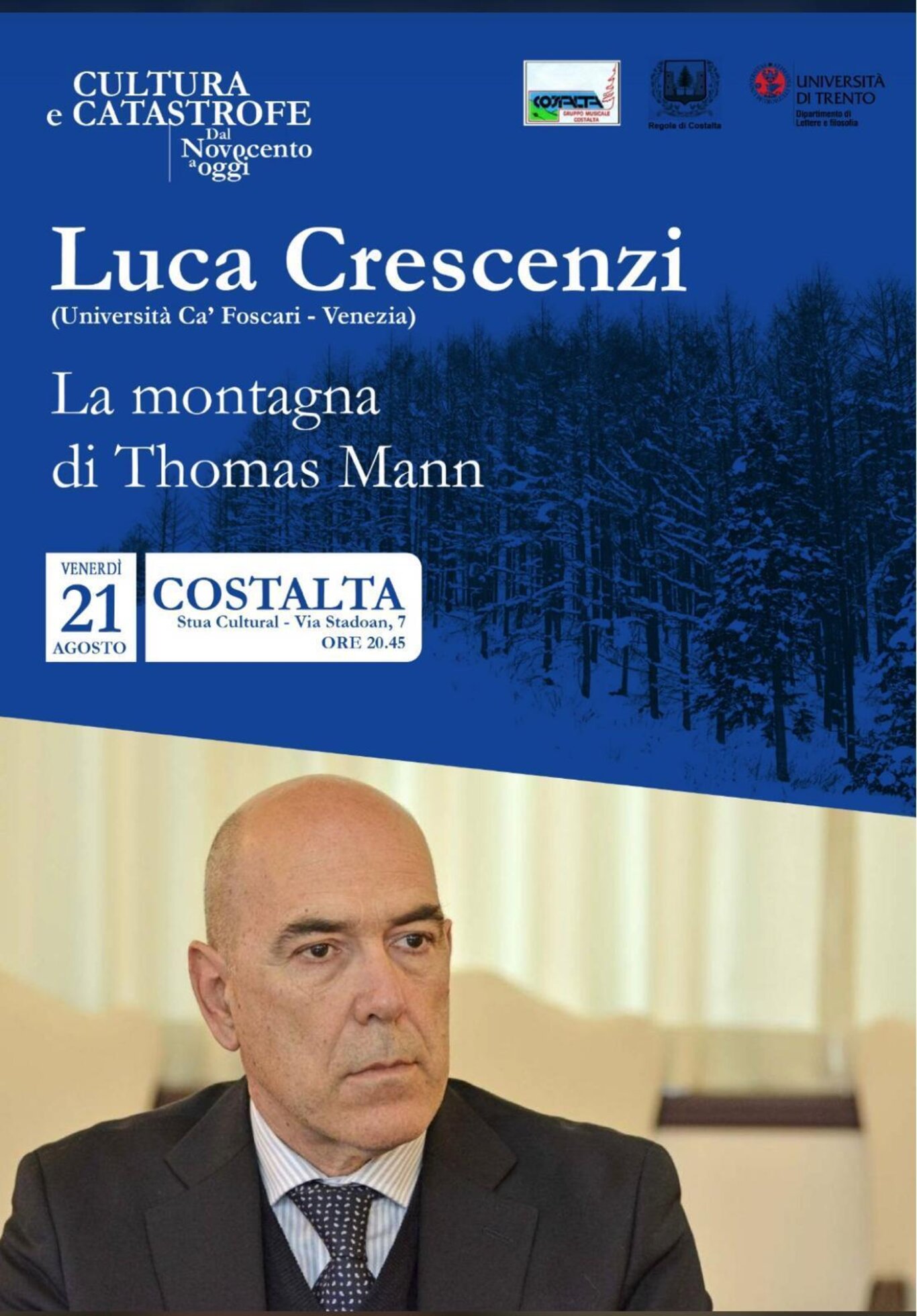 Cultura e catastrofe, dal Novecento ad oggi: "La montagna di Thomas Mann"