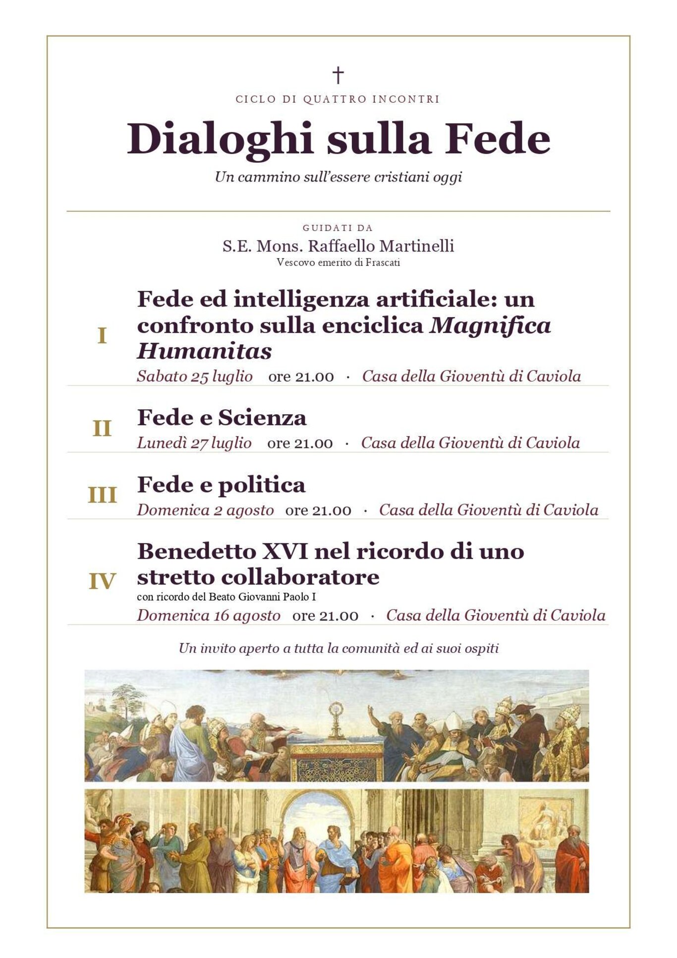 Dialoghi sulla fede - 1° incontro