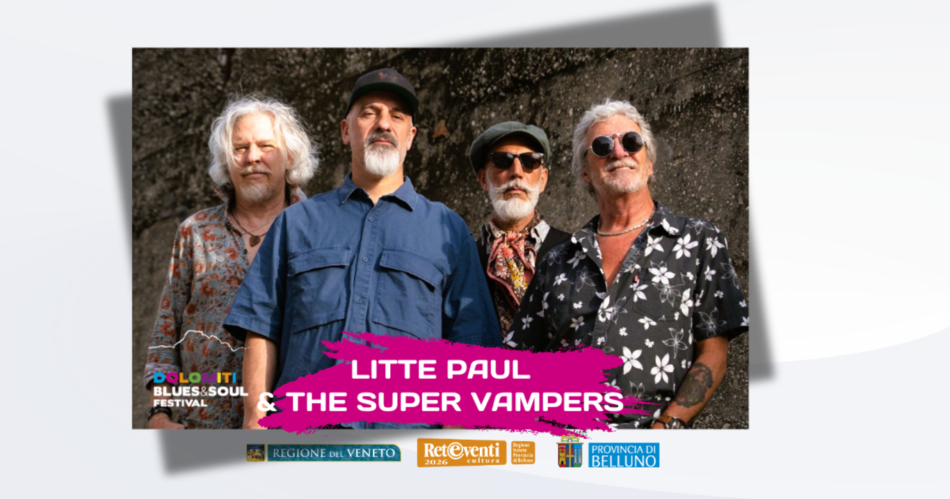 Dolomiti Blues&Soul festival. Little Paul & the Super Vampers